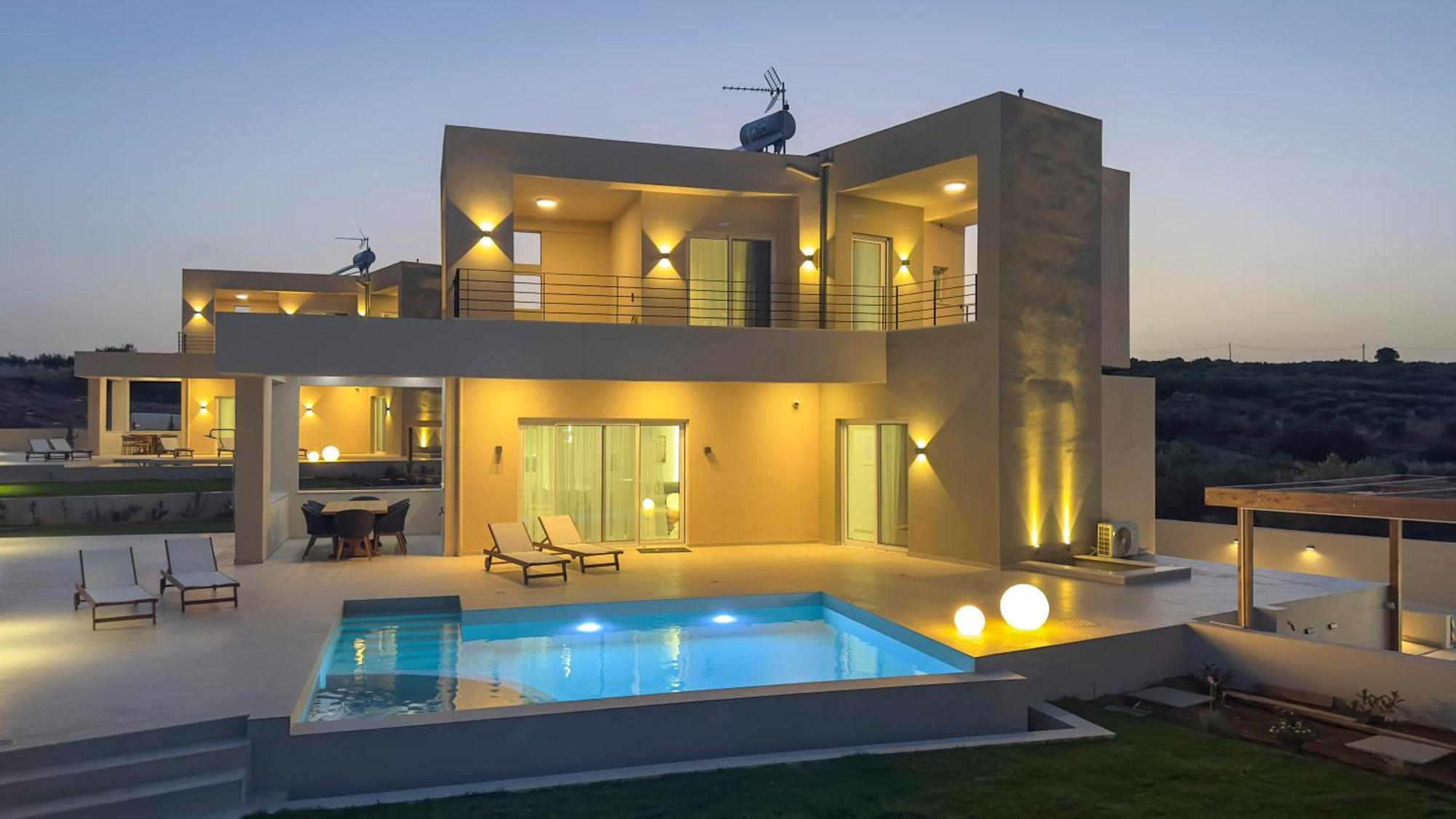 Blue Sky Villas Arkalochórion Стая снимка